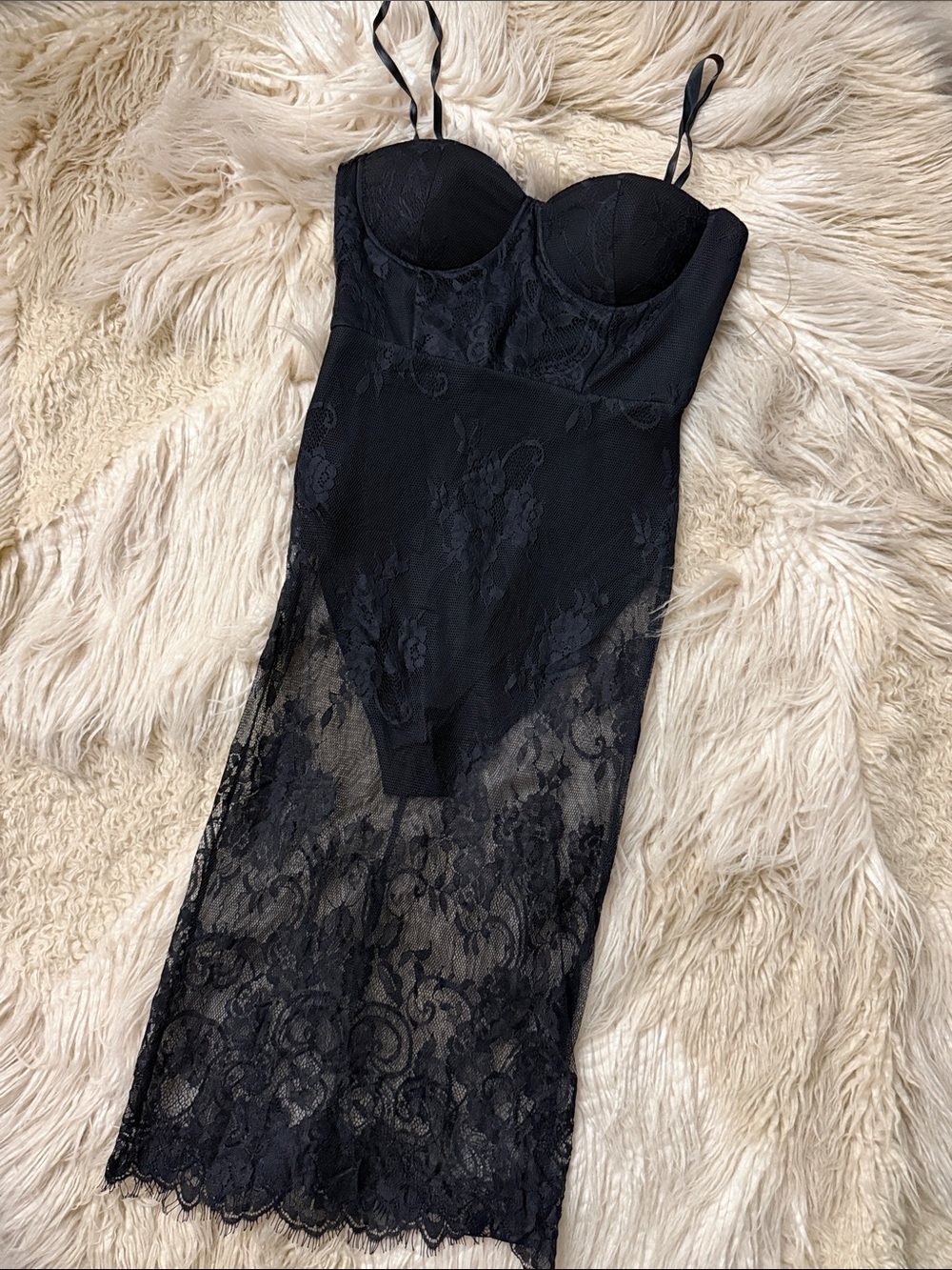 Lace Bustier Dress